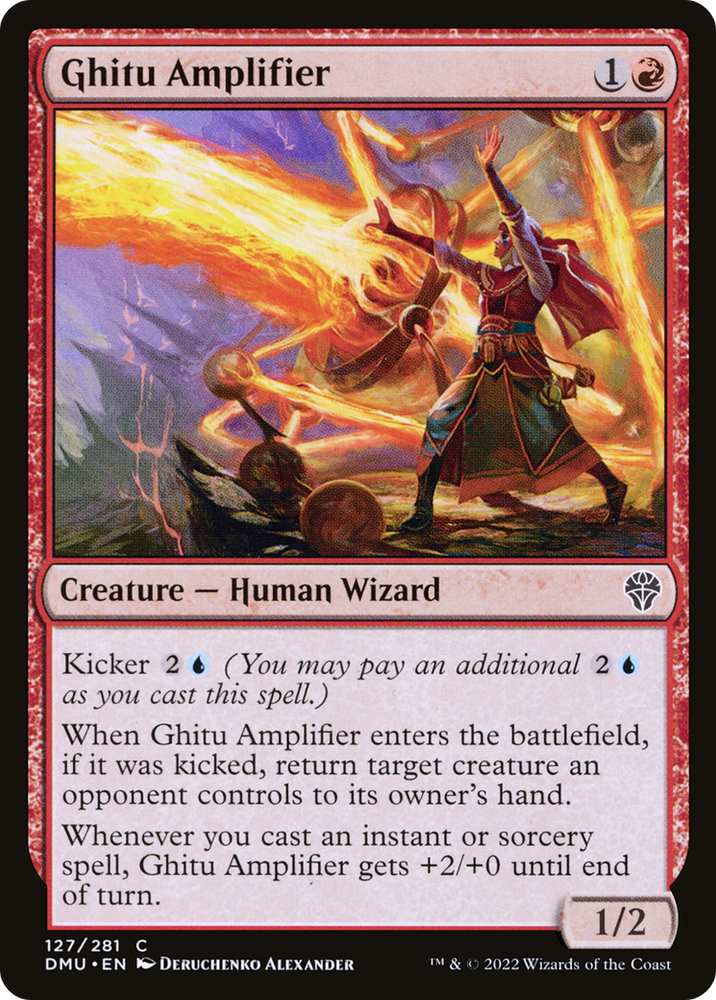 Ghitu Amplifier Magic: The Gathering trading card