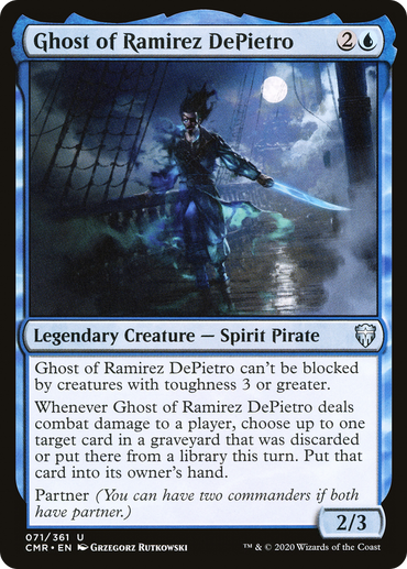 Ghost of Ramirez DePietro Magic: The Gathering trading card