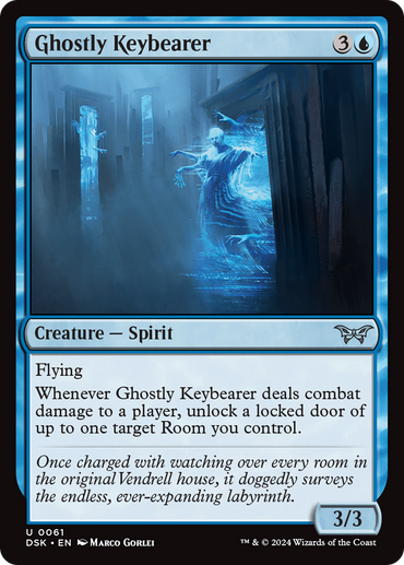Ghostly Keybearer Magic: The Gathering trading card