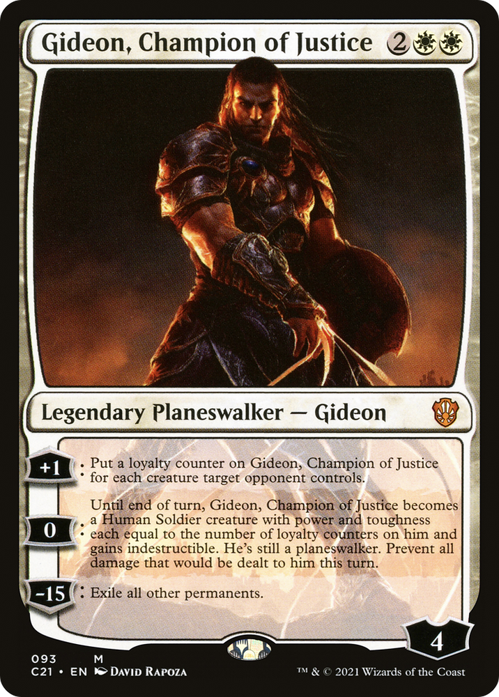 Gideon, Champion of Justice Magic: The Gathering trading card