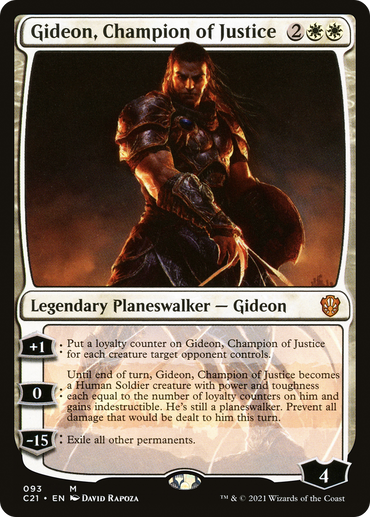 Gideon, Champion of Justice Magic: The Gathering trading card