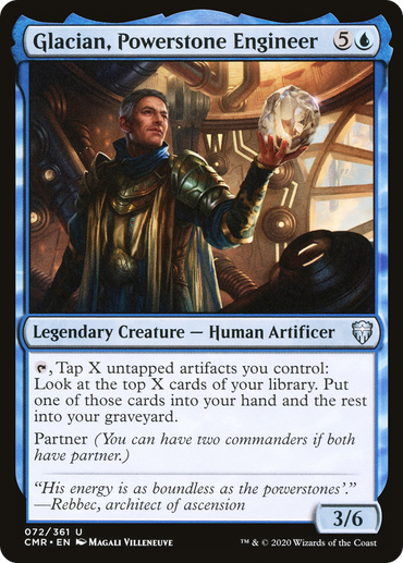 Glacian, Powerstone Engineer Magic: The Gathering trading card