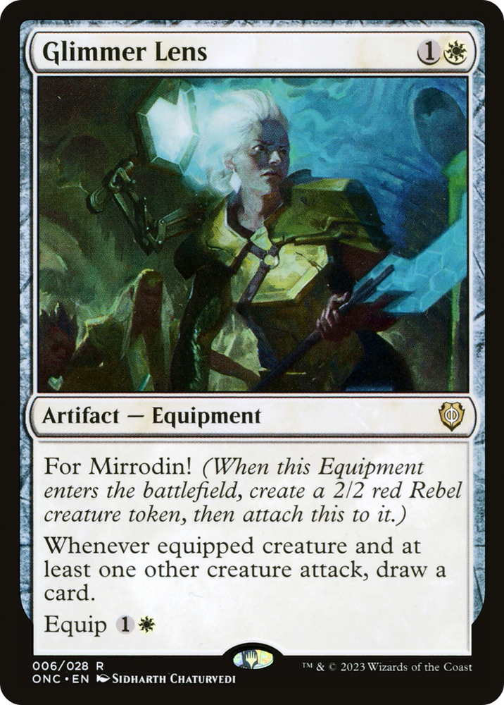 Glimmer Lens Magic: The Gathering trading card