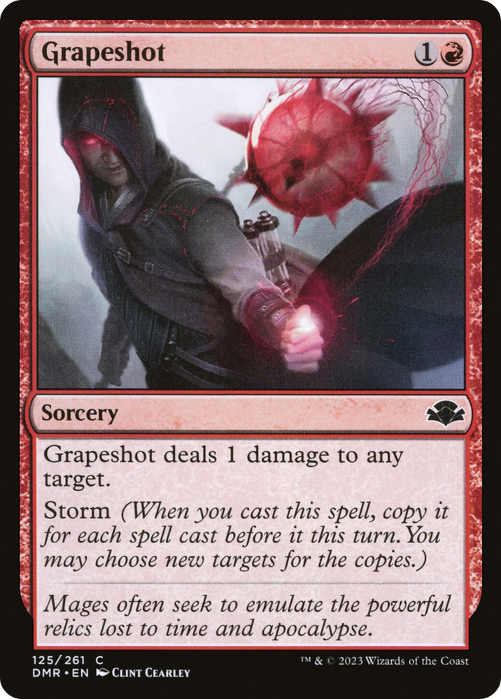 Grapeshot Magic: The Gathering trading card