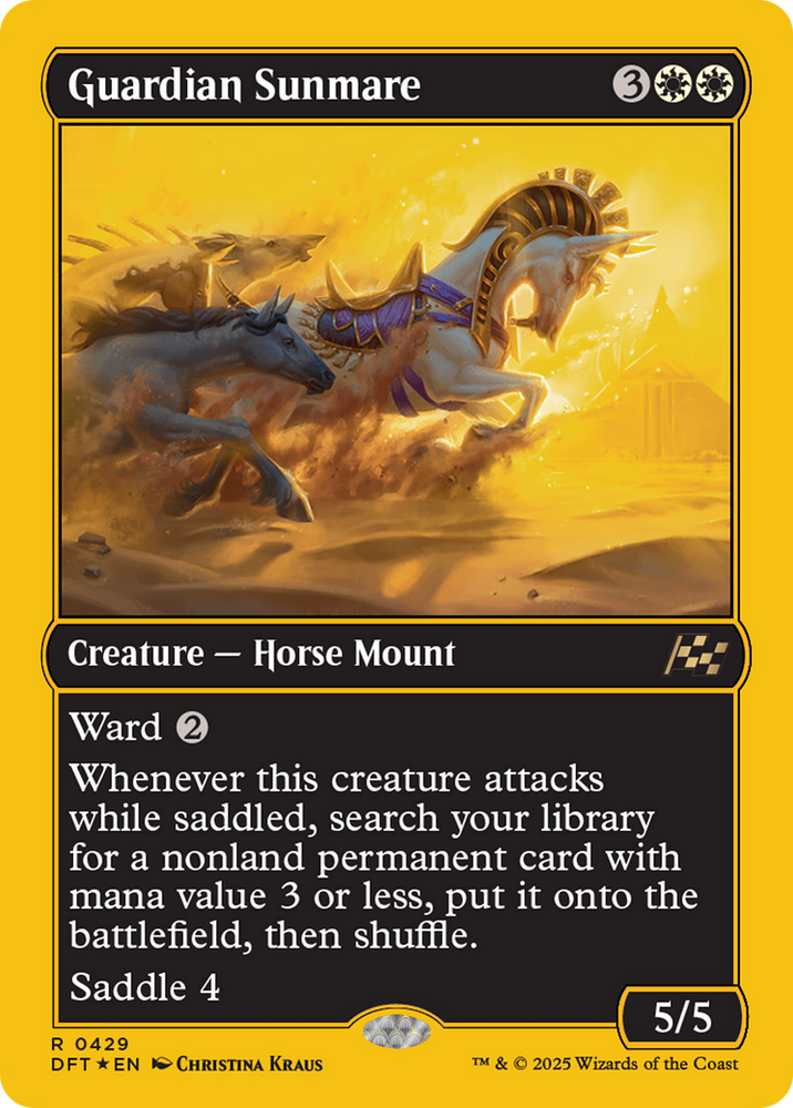 Guardian Sunmare Magic: The Gathering trading card