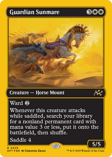 Guardian Sunmare Magic: The Gathering trading card