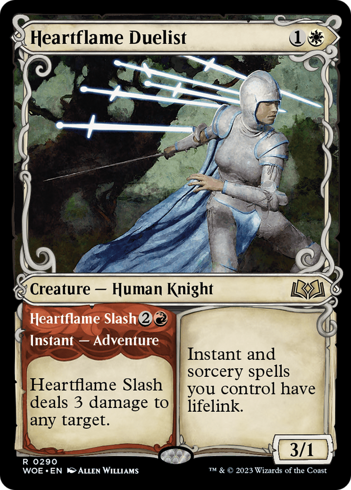 Heartflame Duelist Showcase Magic: The Gathering trading card