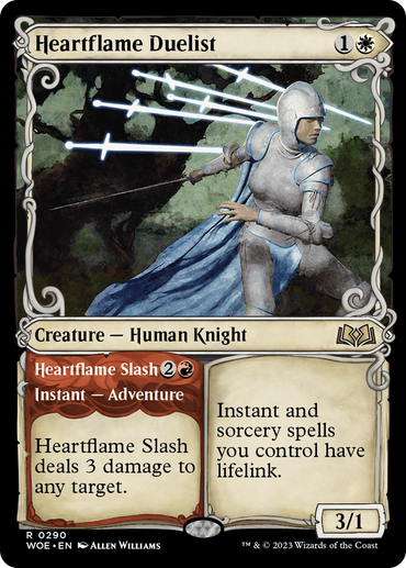 Heartflame Duelist Showcase Foil Magic: The Gathering trading card