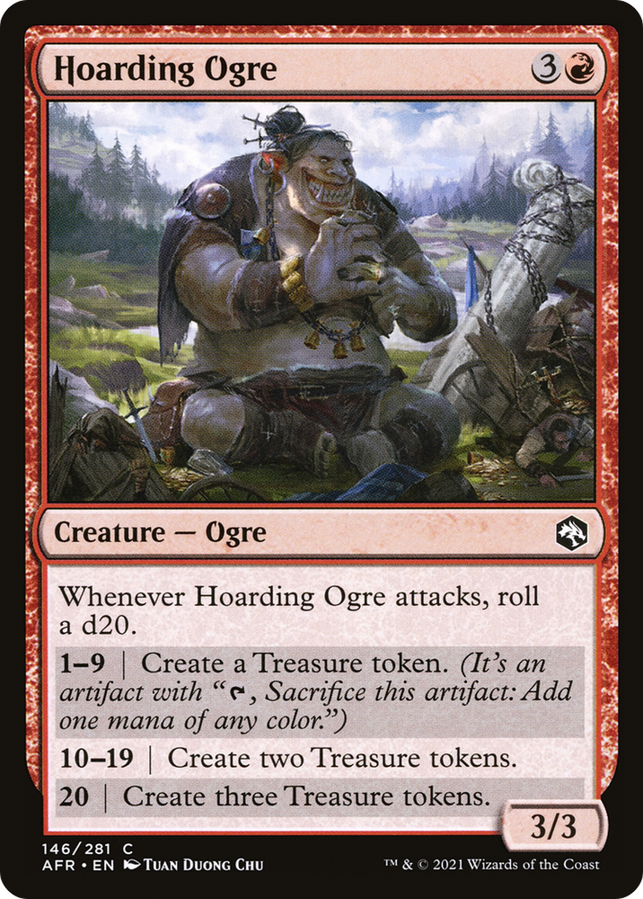 Hoarding Ogre Magic: The Gathering trading card