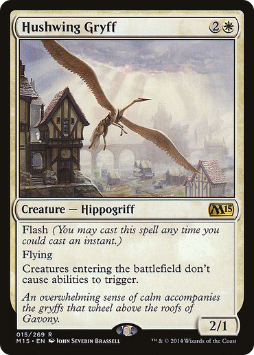 Hushwing Gryff Magic: The Gathering trading card