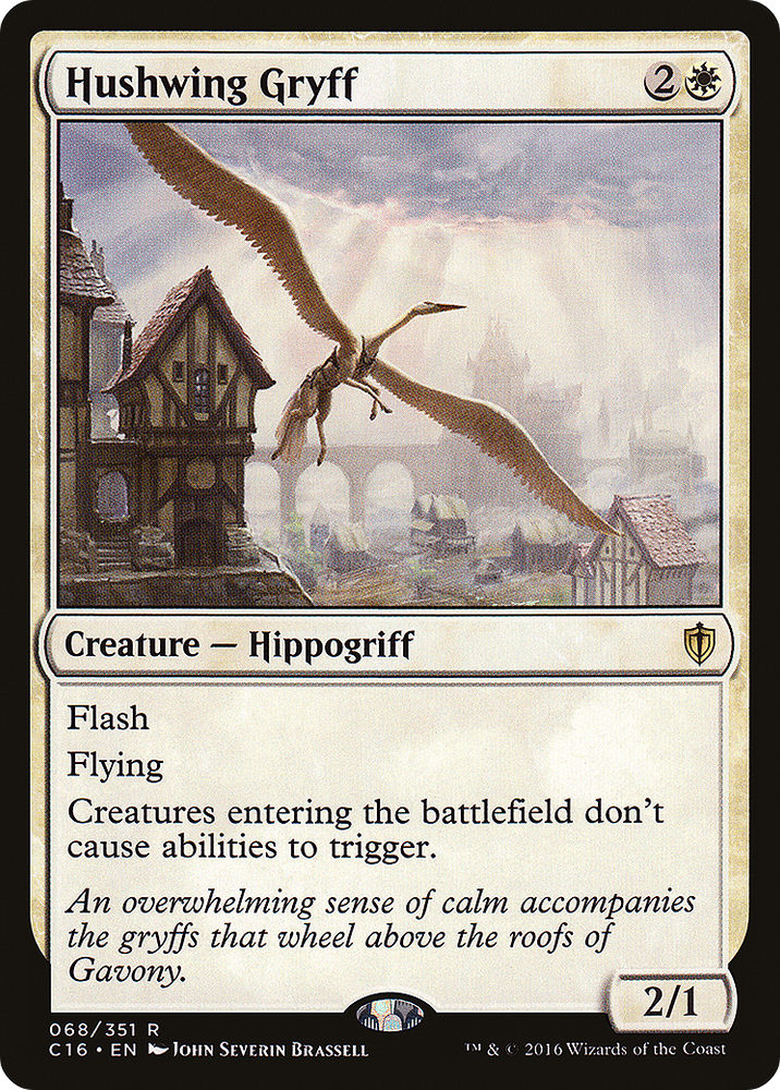 Hushwing Gryff Magic: The Gathering trading card