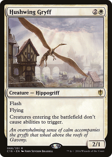 Hushwing Gryff Magic: The Gathering trading card