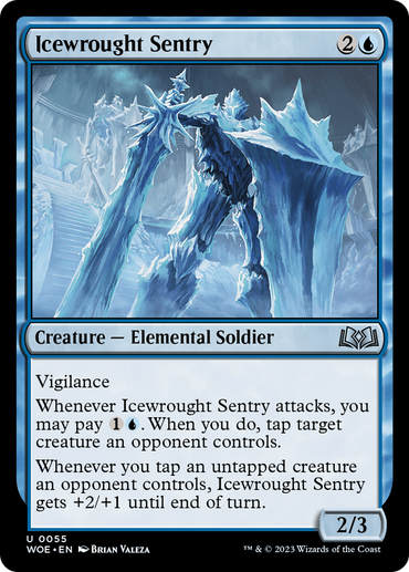 Icewrought Sentry Magic: The Gathering trading card