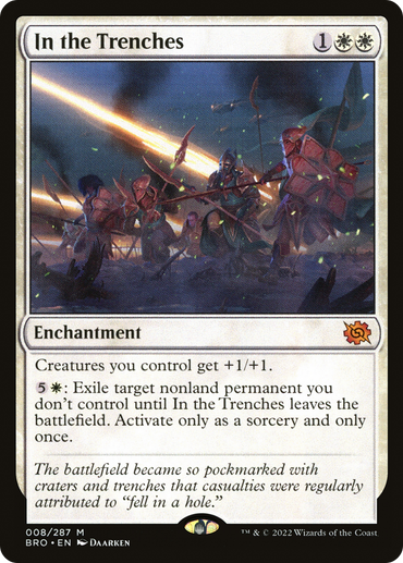 In the Trenches Magic: The Gathering trading card
