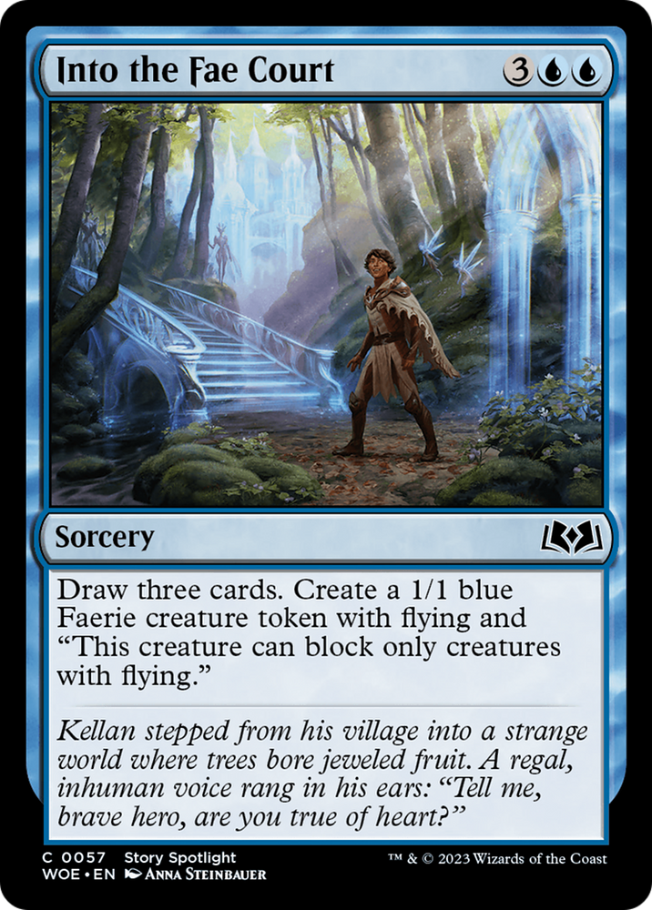 Into the Fae Court Magic: The Gathering trading card