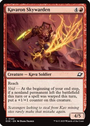 Kavaron Skywarden Magic: The Gathering trading card