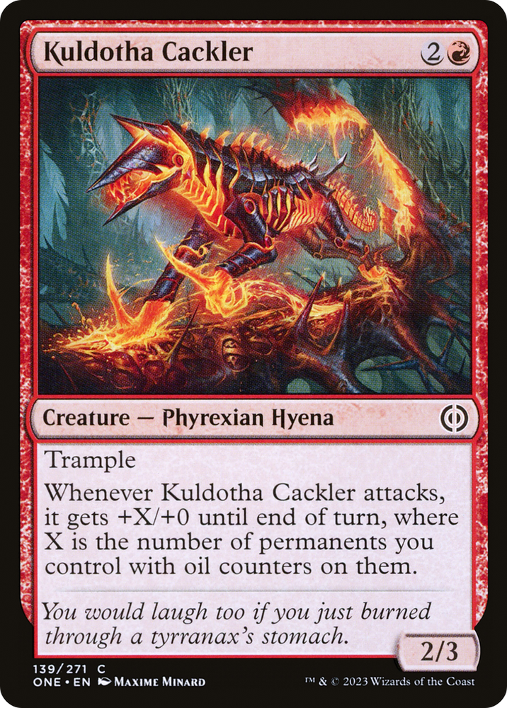Kuldotha Cackler Magic: The Gathering trading card