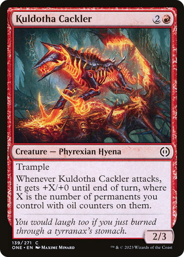 Kuldotha Cackler Magic: The Gathering trading card