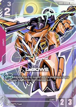 LaGowe R+ Gundam trading card