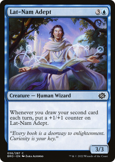 Lat-Nam Adept Magic: The Gathering trading card