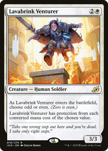 Lavabrink Venturer Magic: The Gathering trading card