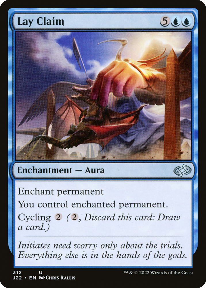 Lay Claim Magic: The Gathering trading card