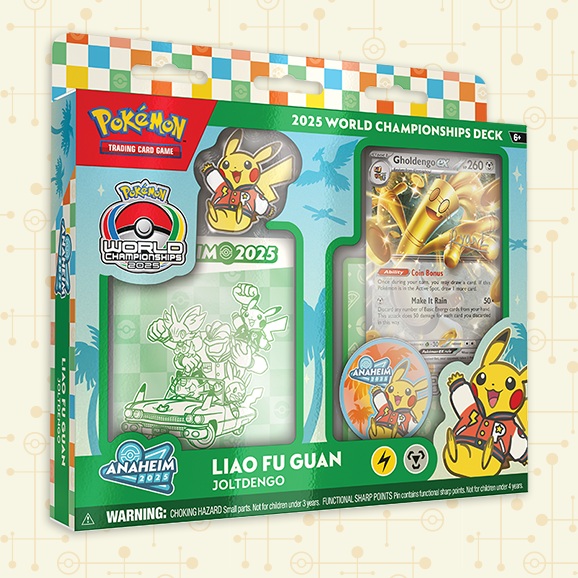 2025 Pokemon TCG World Championships Deck - Liao Fu Guan - Gholdengo EX