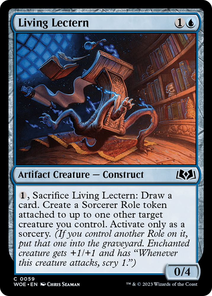 Living Lectern Magic: The Gathering trading card