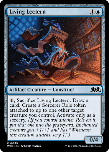 Living Lectern Magic: The Gathering trading card