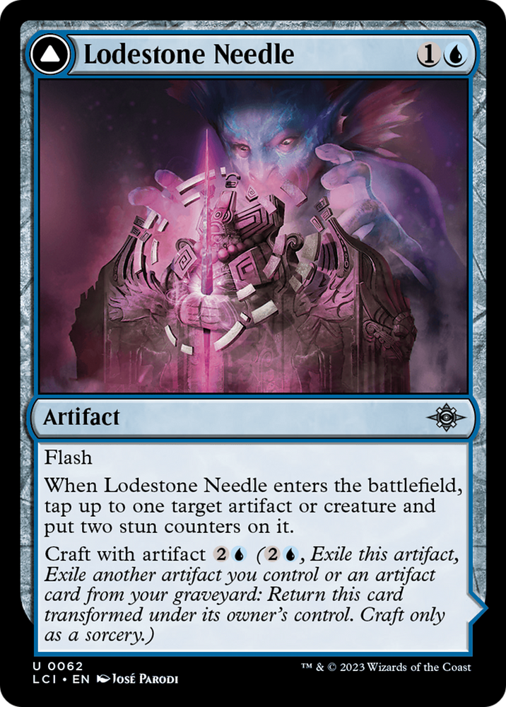 Lodestone Needle Magic: The Gathering trading card