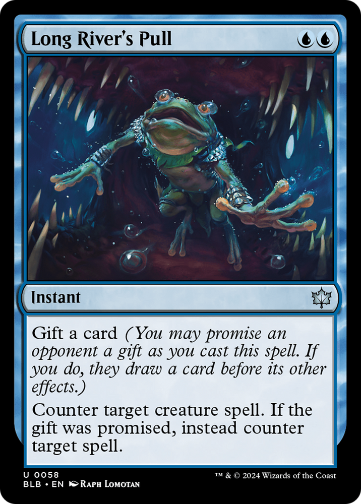 Long River's Pull Magic: The Gathering trading card