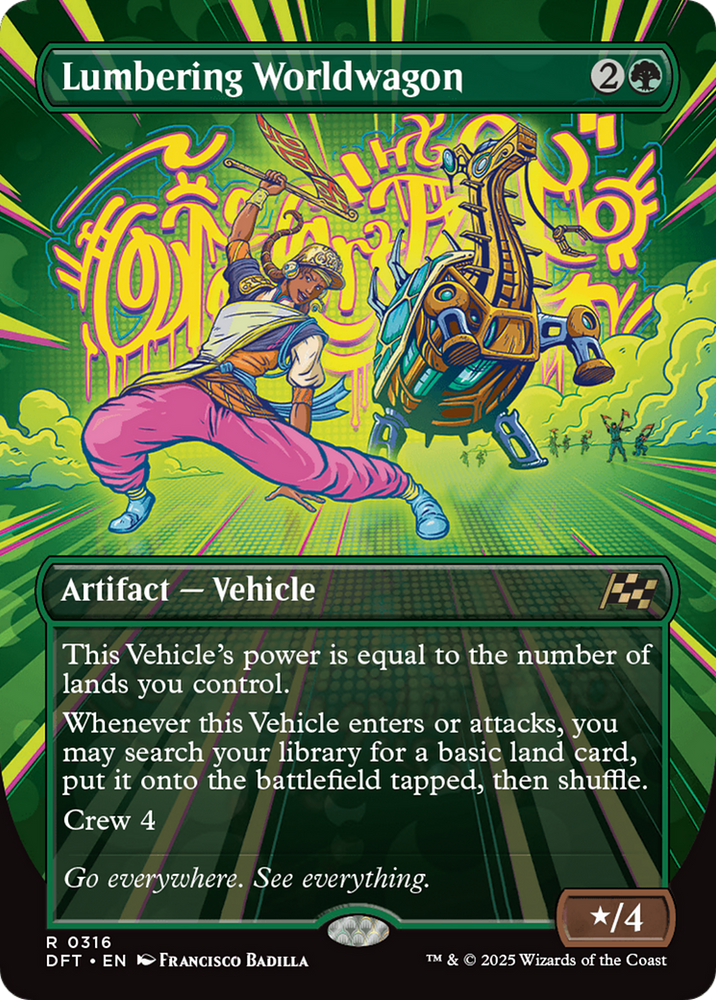 Lumbering Worldwagon Borderless 