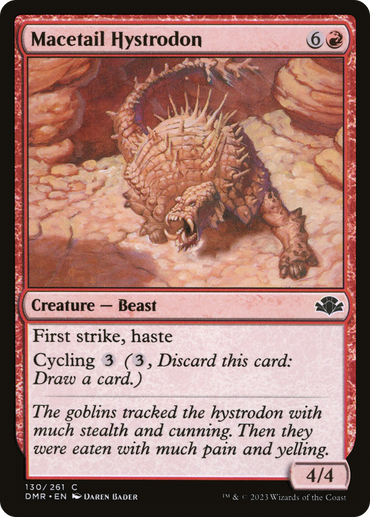 Macetail Hystrodon Magic: The Gathering trading card