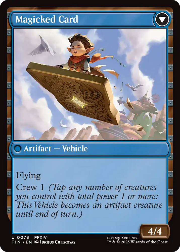 Magicked Card Magic: The Gathering trading card