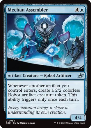 Mechan Assembler Magic: The Gathering trading card