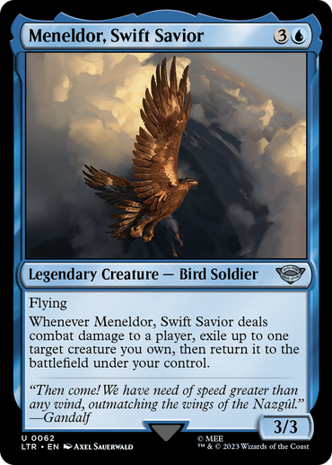 Meneldor, Swift Savior Magic: The Gathering trading card