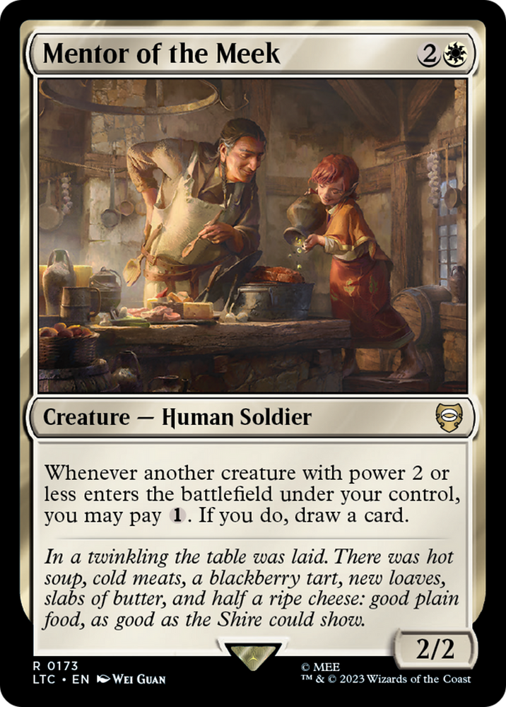 Mentor of the Meek Magic: The Gathering trading card