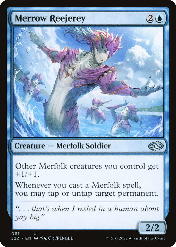 Merrow Reejerey Magic: The Gathering trading card