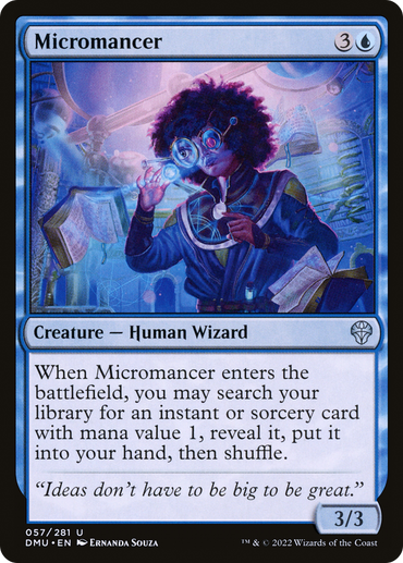 Micromancer Magic: The Gathering trading card