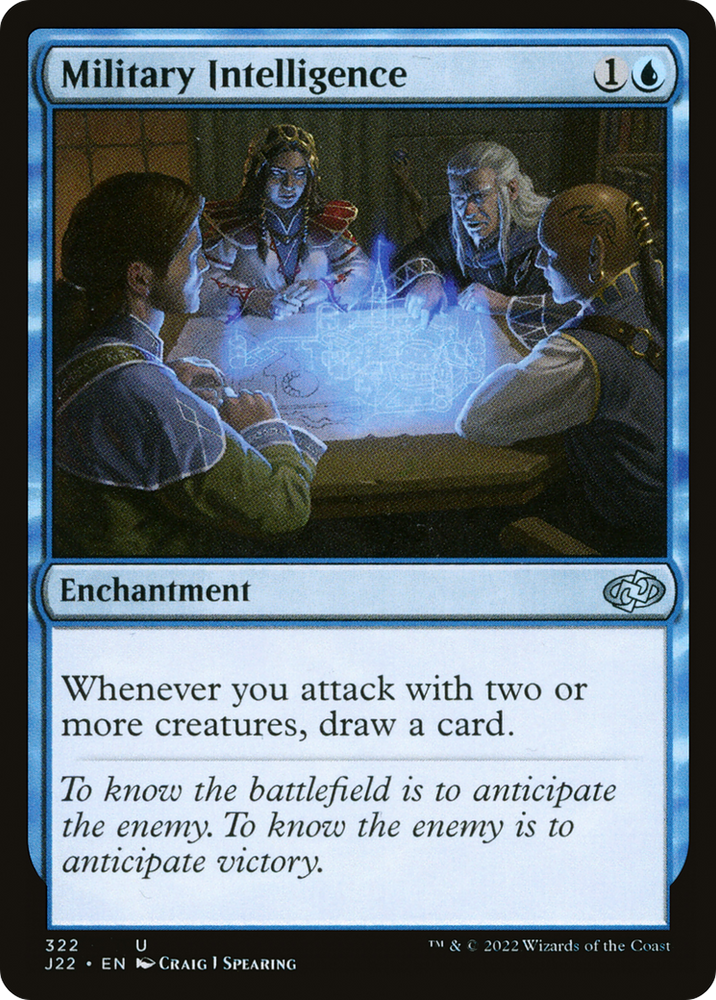 Military Intelligence Magic: The Gathering trading card