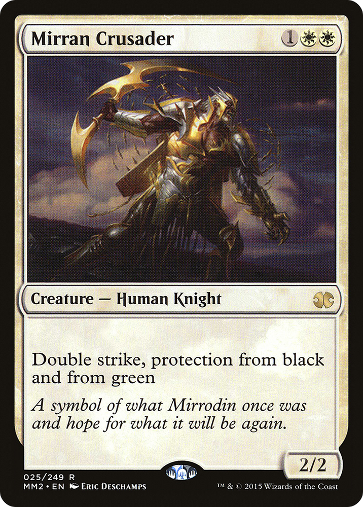 Mirran Crusader Magic: The Gathering trading card