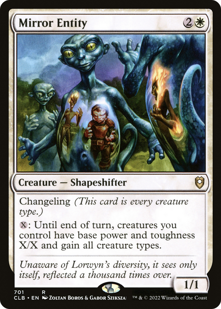 Mirror Entity Magic: The Gathering trading card