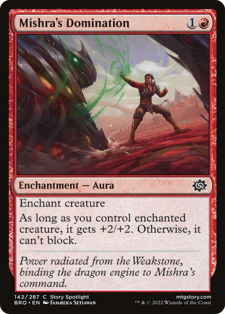 Mishra's Domination Magic: The Gathering trading card