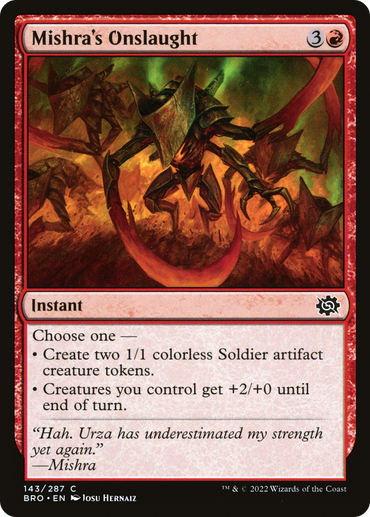 Mishra's Onslaught Magic: The Gathering trading card