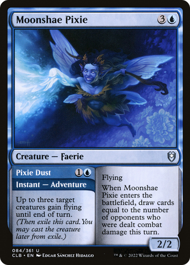 Moonshae Pixie Magic: The Gathering trading card