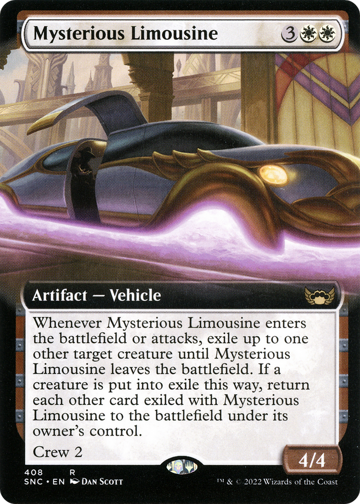 Mysterious Limousine Magic: The Gathering trading card