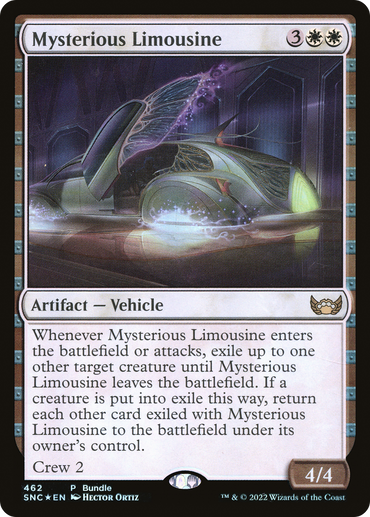 Mysterious Limousine Magic: The Gathering trading card