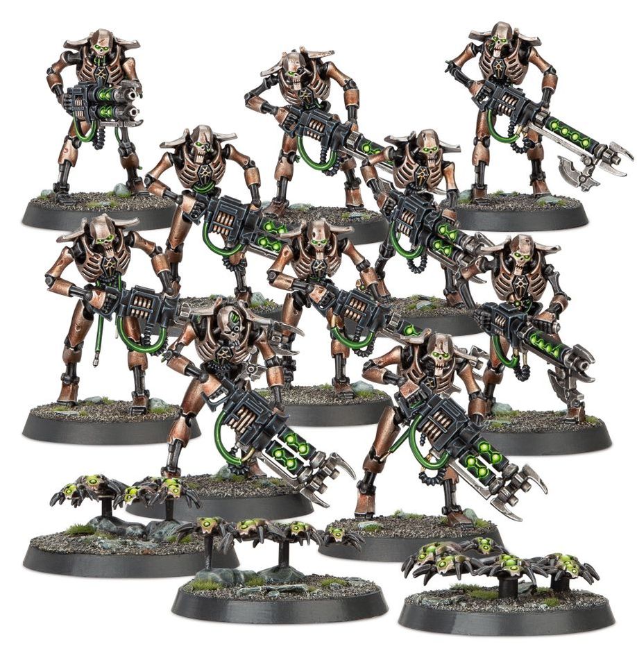 Warhammer 40,000 Necrons Warriors (13 Miniatures)