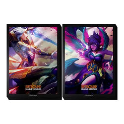 Sleeves: Riftbound: Vendetta: Versus Sleeves Assorted (Diana vs Leona, Jayce vs Viktor, Jinx vs Vi, Kayle vs Morgana)