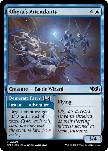 Obyra's Attendants Magic: The Gathering trading card